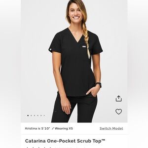 FIGS Catarina One-Pocket Scrub Top